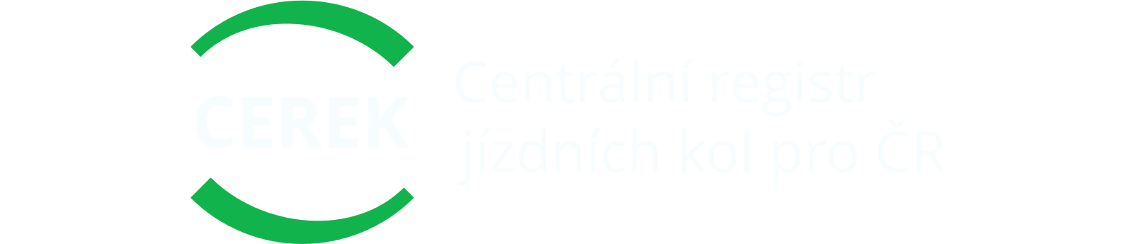 CEREK - Centrální registr jízdních kol pro ČR